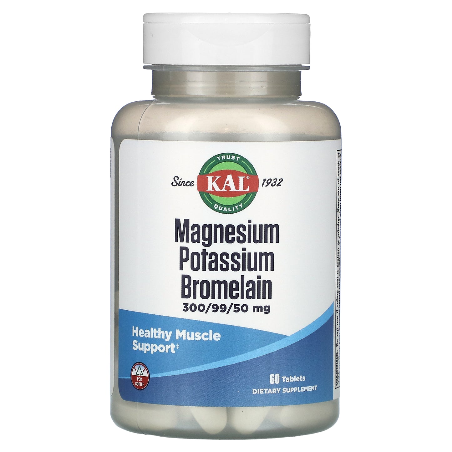 Kal, Magnesium Potassium Bromelain, 60 Tablets UPC 021245122234 | HiLife Vitamins