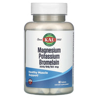 Kal, Magnesium Potassium Bromelain, 60 Tablets UPC 021245122234 | HiLife Vitamins