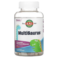 Kal, MultiSaurusMixed Flavors, 90 Chewables UPC 021245134626 | HiLife Vitamins
