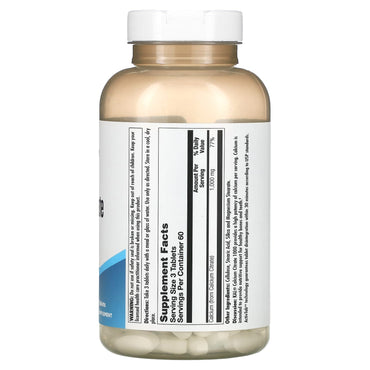 Kal, Cal Citrate 1000 mg, 180 Tablets UPC 021245141266 | HiLife Vitamins