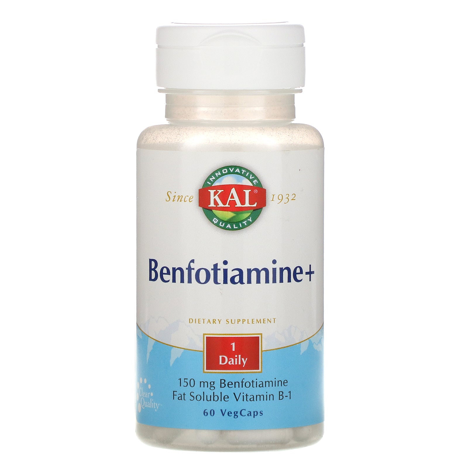 Kal, Benfotiamine+, 60 Capsules UPC 021245261933 | HiLife Vitamins