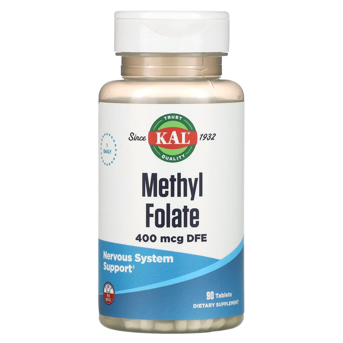 Kal, Methyl Folate, 90 Tablets UPC 021245306863 | HiLife Vitamins