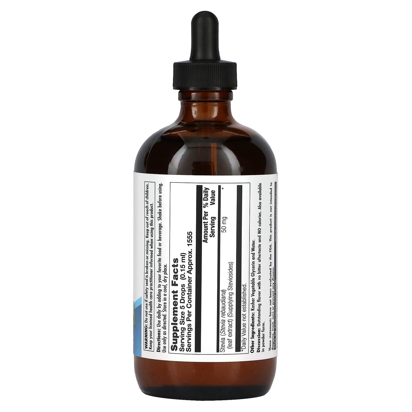 Kal, Stevia Pure Ext, 8 Oz UPC 021245374978 | HiLife Vitamins