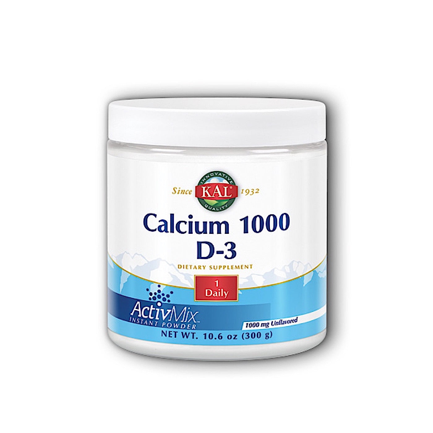 Kal, Cal Crystal Unflavored 1000mg, 10.6 Oz UPC 021245458456 | HiLife Vitamins