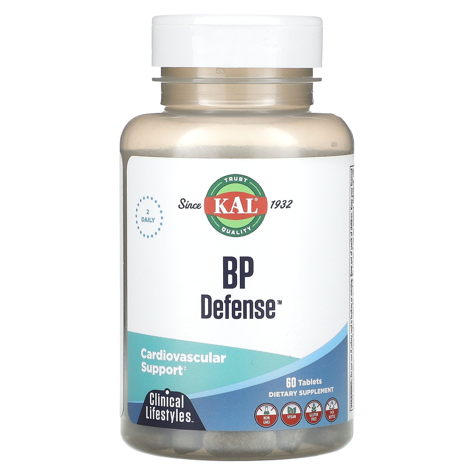 Kal, BP Defense, 60 Tablets UPC 021245493754 | HiLife Vitamins