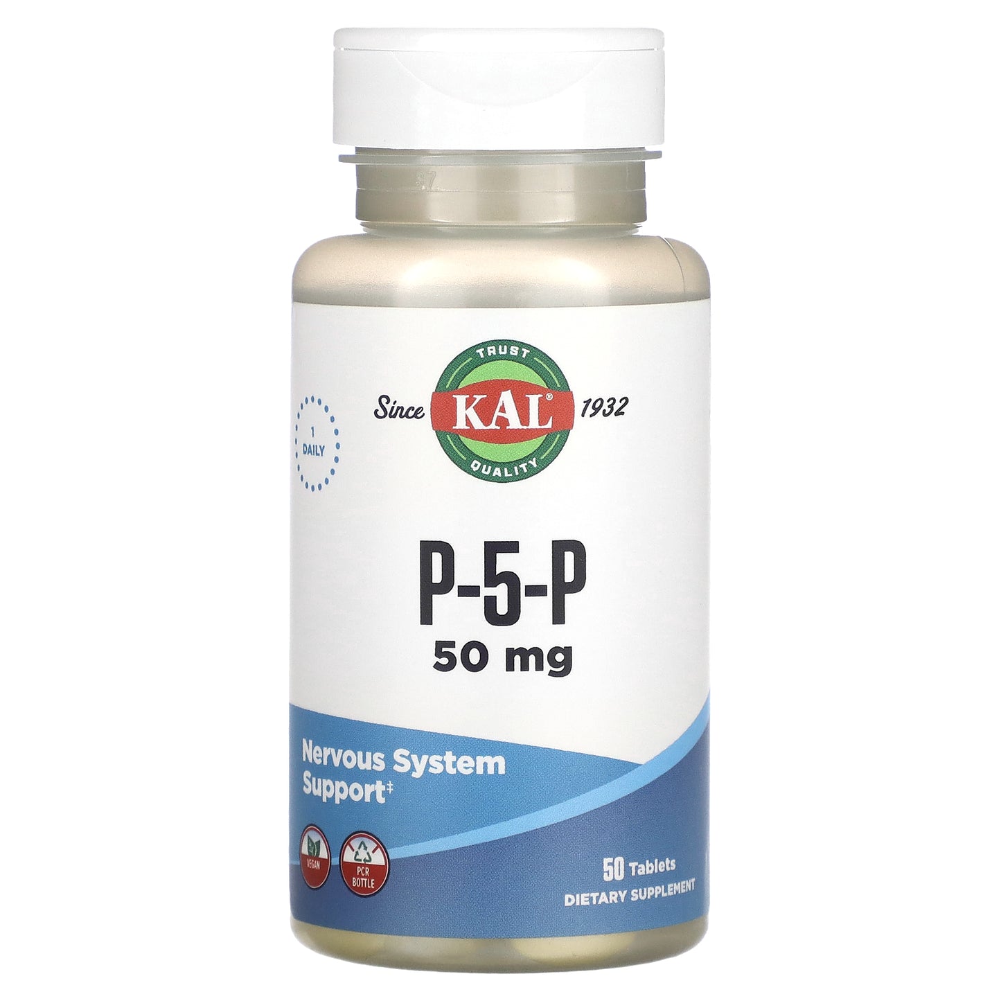 Kal, P-5-P, 50 mg, 50 Tablets UPC 021245526094 | HiLife Vitamins