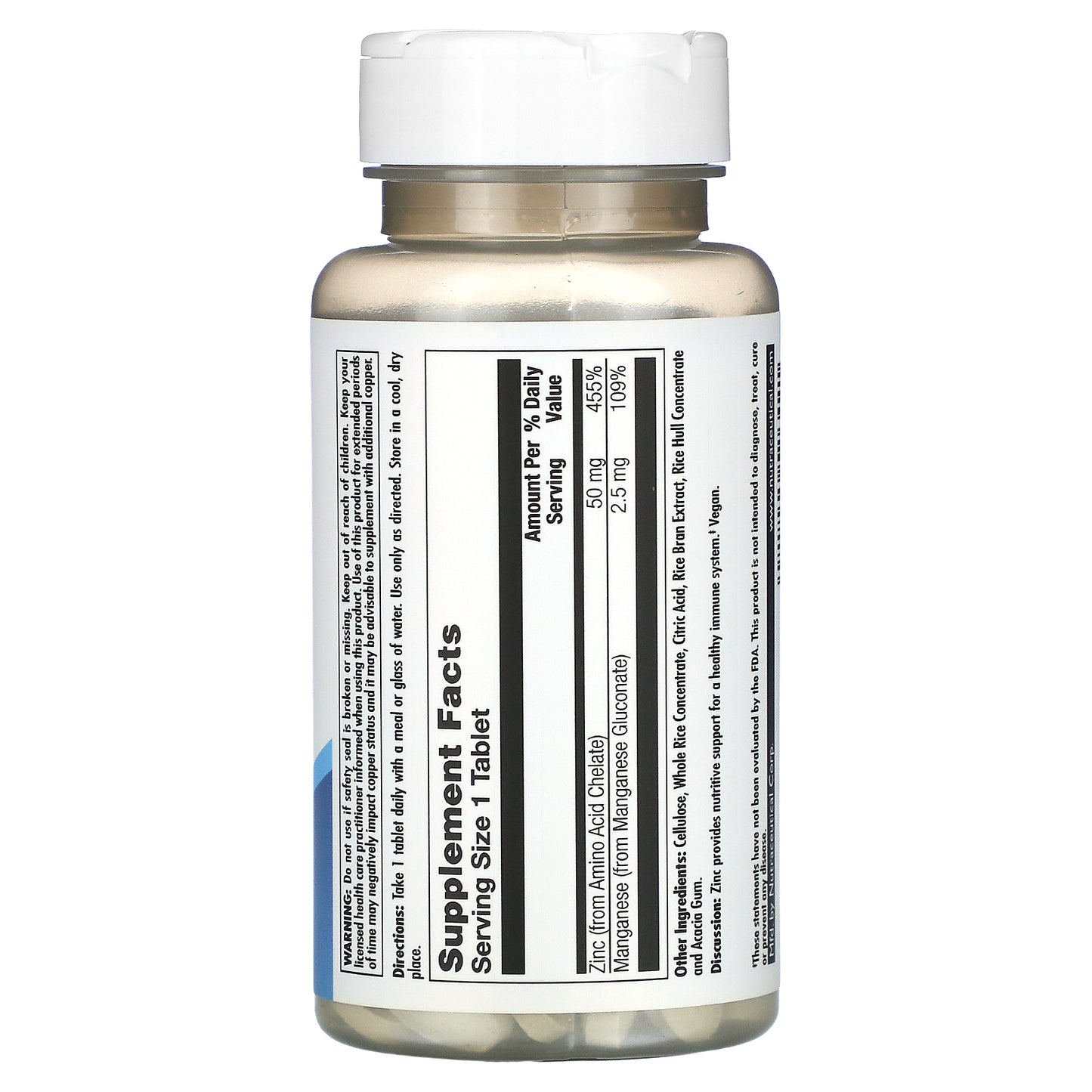 Kal, Zinc 50 Chelated, 90 Tablets UPC 021245526421 | HiLife Vitamins