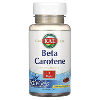 Kal, Beta Carotene, 7,500 mcg (25,000 IU), 100 Softgels UPC 021245548348 | HiLife Vitamins