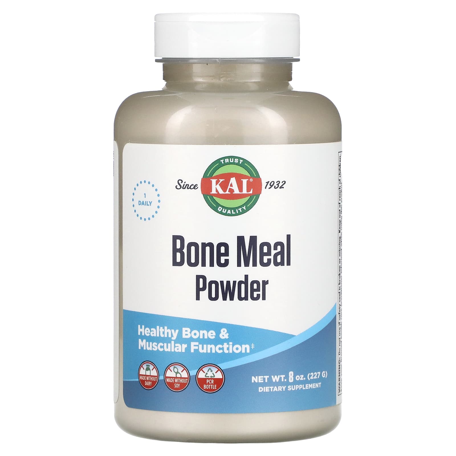Kal, Bone Meal Unflavored, 8 Oz UPC 021245556299 | HiLife Vitamins