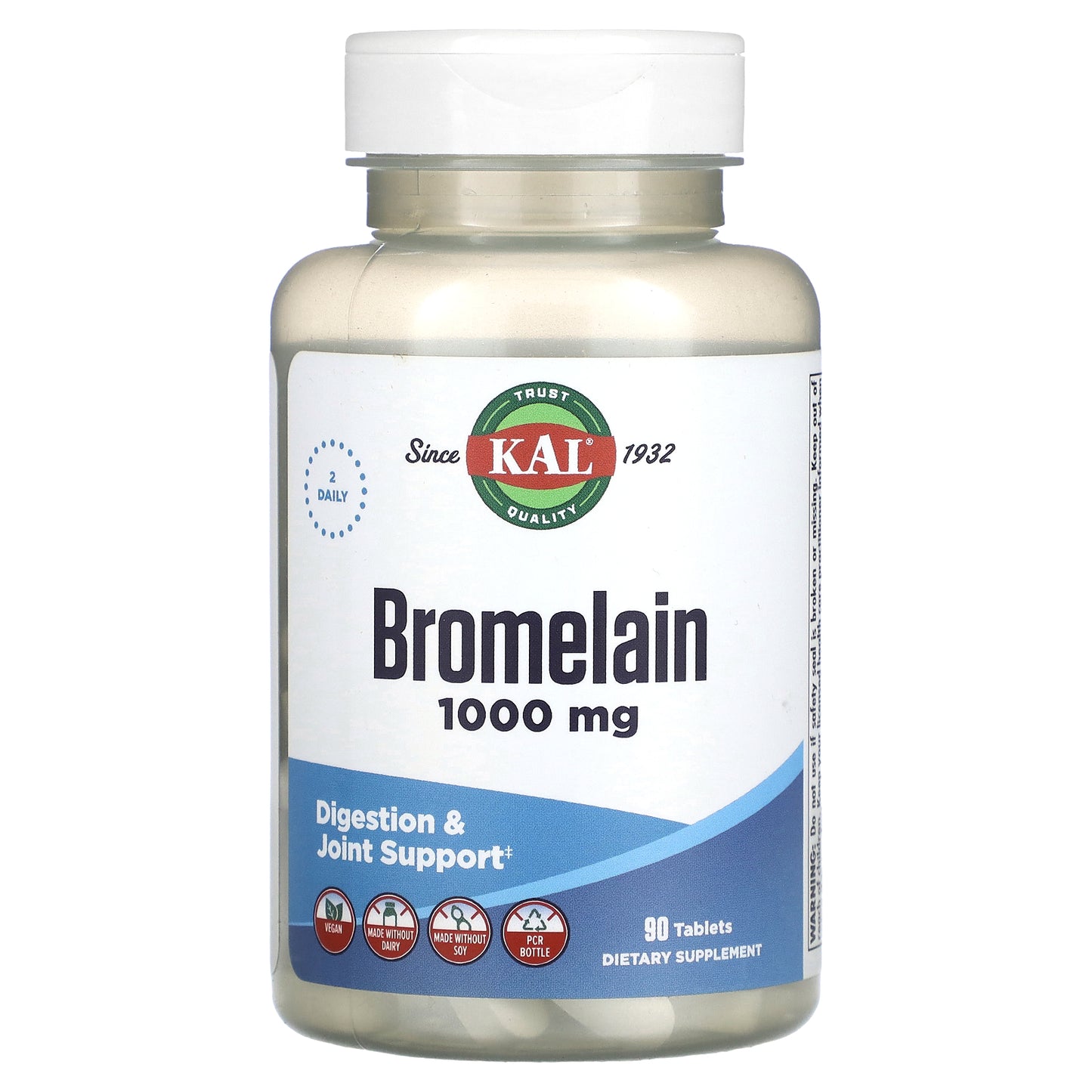 Kal, Bromelain, 500 mg, 30 Tablets UPC 021245558071 | HiLife Vitamins