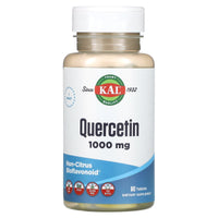Kal, Quercetin 1000mg, 60 Tablets UPC 021245565307 | HiLife Vitamins