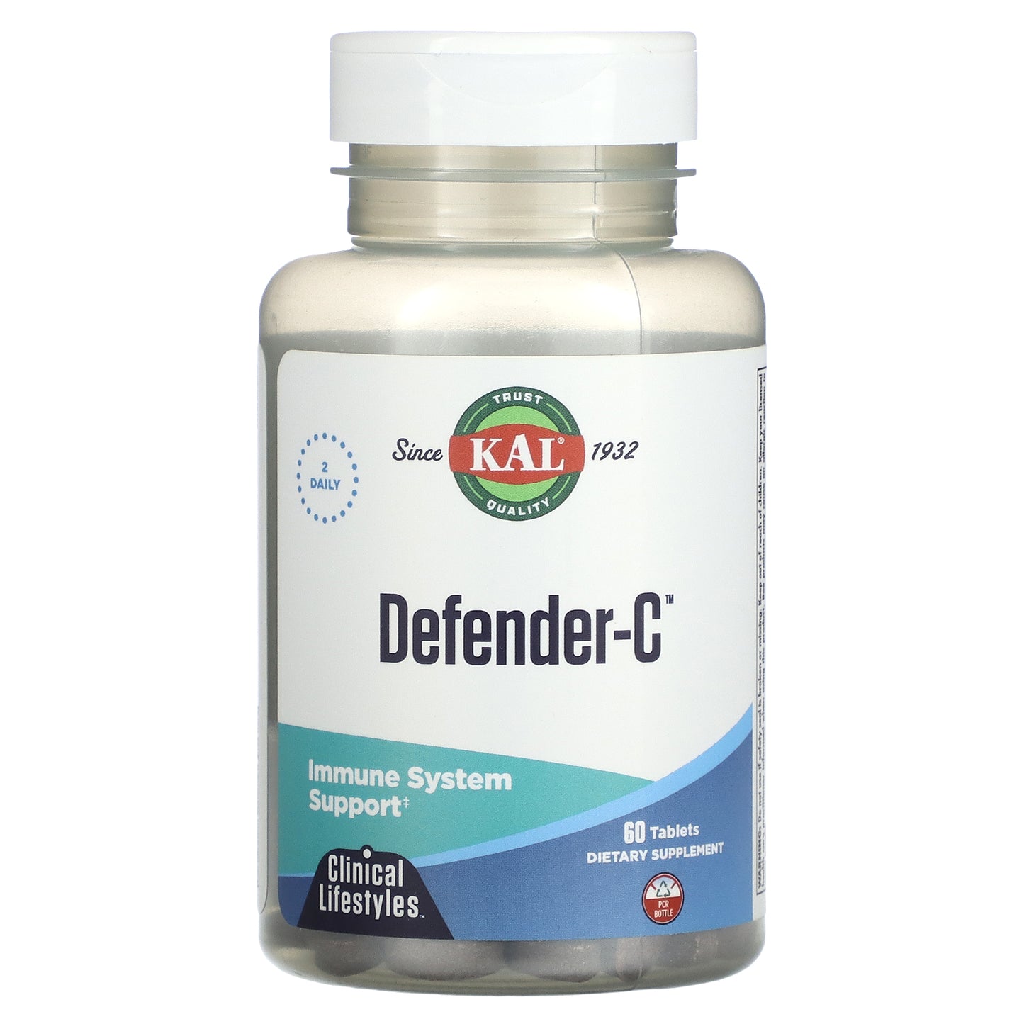 Kal, Defender-C, 60 Tablets UPC 021245567073 | HiLife Vitamins