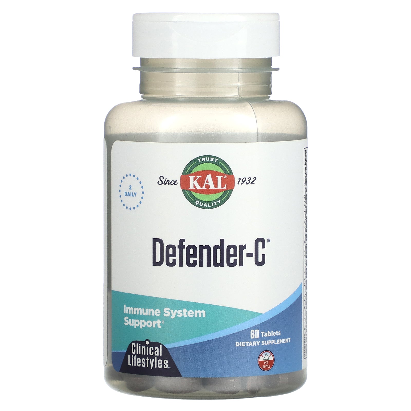 Kal, Defender-C, 60 Tablets UPC 021245567073 | HiLife Vitamins