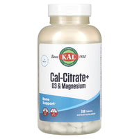 Kal, Cal-Citrate+ D3 & Magnesium, 240 Tablets UPC 021245571087 | HiLife Vitamins