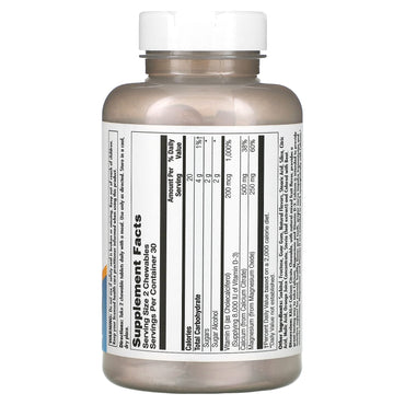 Kal, Cal Citrate+ Mixed Fruit 500mg, 60 Chewables UPC 021245572008 | HiLife Vitamins