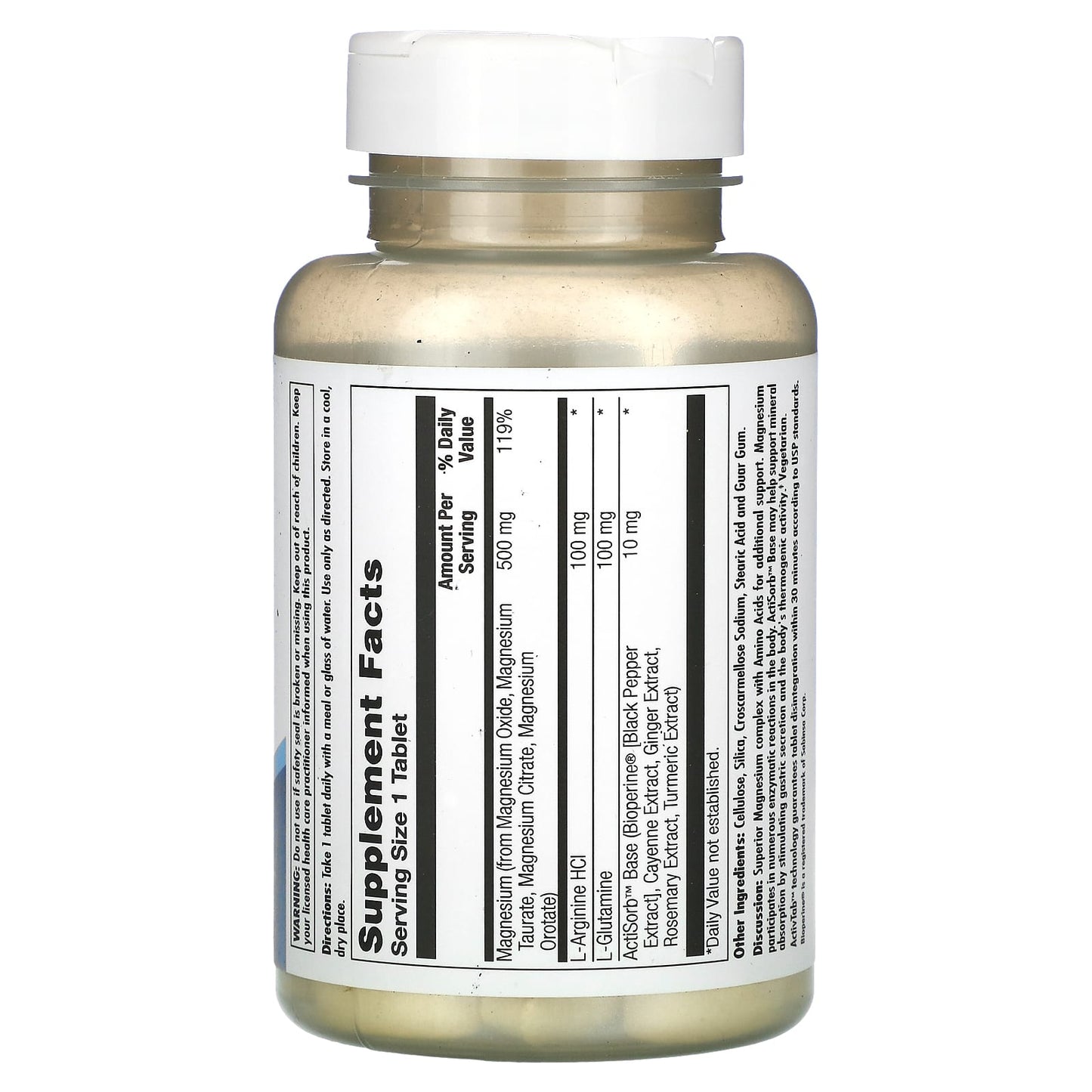 Kal, Magnesium Once Daily 500mg, 60 Tablets UPC 021245573203 | HiLife Vitamins