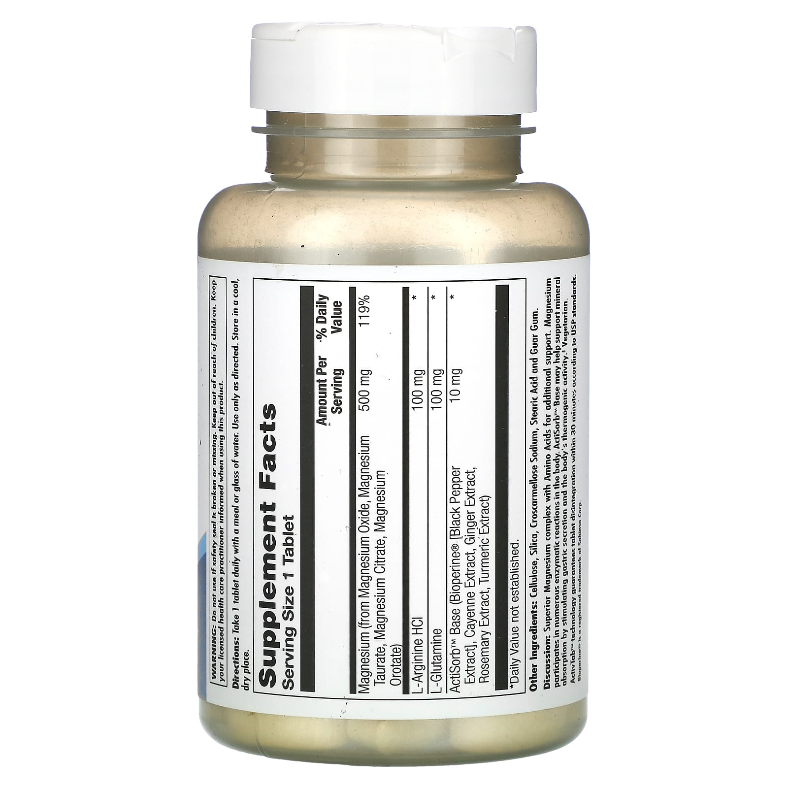 Kal, Magnesium Once Daily 500mg, 60 Tablets UPC 021245573203 | HiLife Vitamins