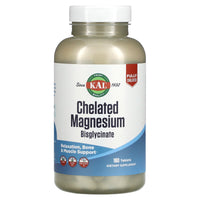 Kal, Chelated Magnesium Bisglycinate, 180 Tablets UPC 021245586463 | HiLife Vitamins