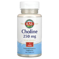 Kal, Choline, 125 mg, 100 Tablets UPC 021245588740 | HiLife Vitamins