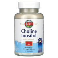 Kal, Choline Inositol, 90 Tablets UPC 021245589600 | HiLife Vitamins