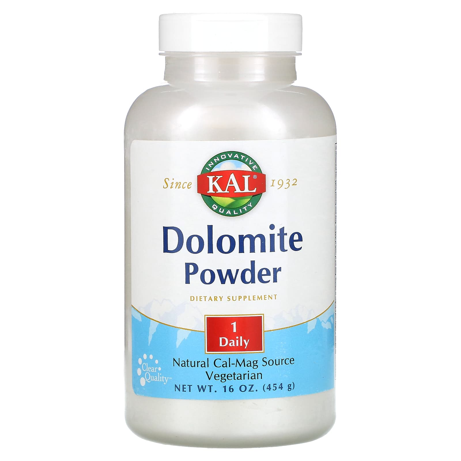 Kal, Dolomite Powder, 16 Oz UPC 021245604693 | HiLife Vitamins