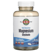 Kal, High Absorption Magnesium Glycinate, 90 Softgels UPC 021245618799 | HiLife Vitamins