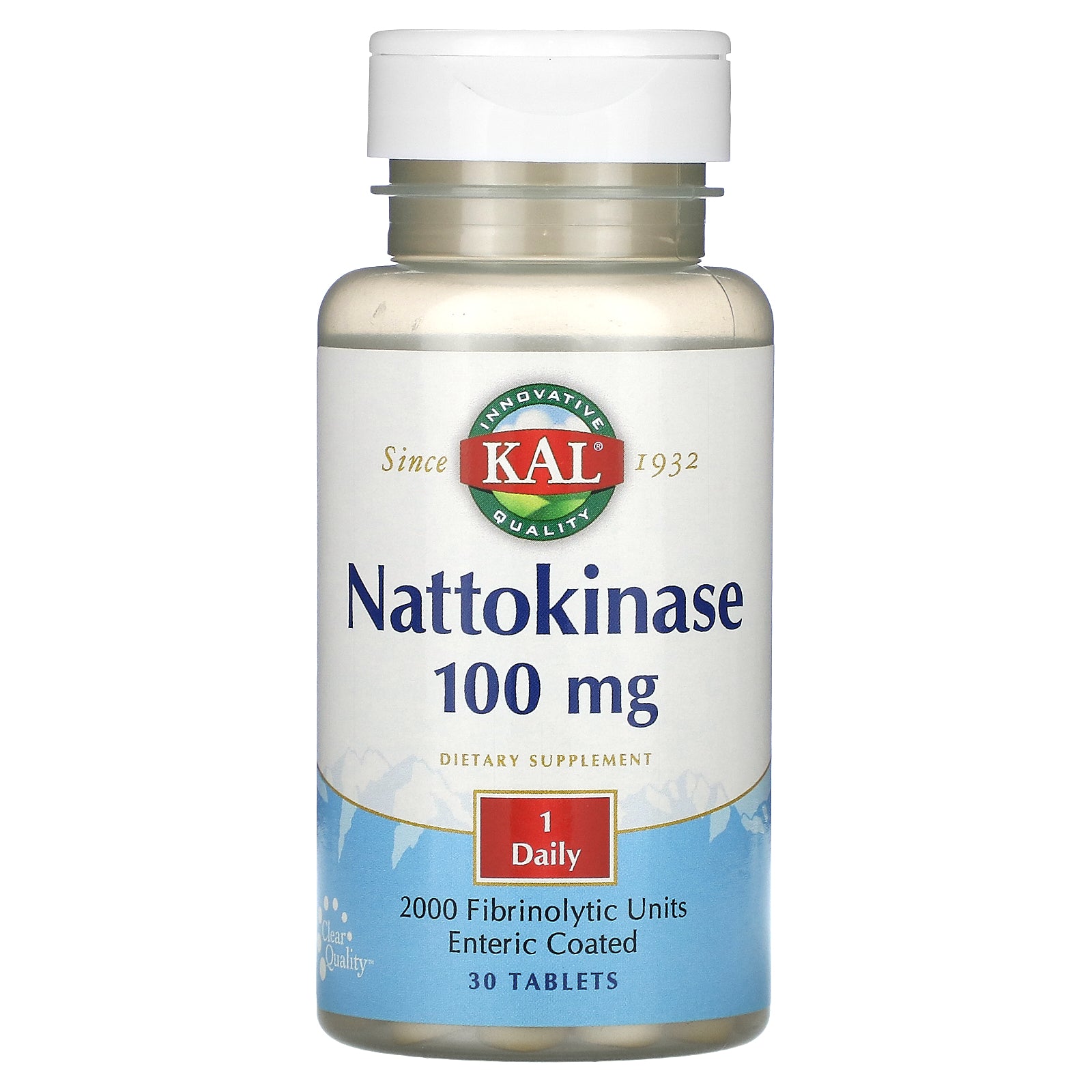 Kal, Nattokinase, 100 mg, 30 Tablets UPC 021245639053 | HiLife Vitamins