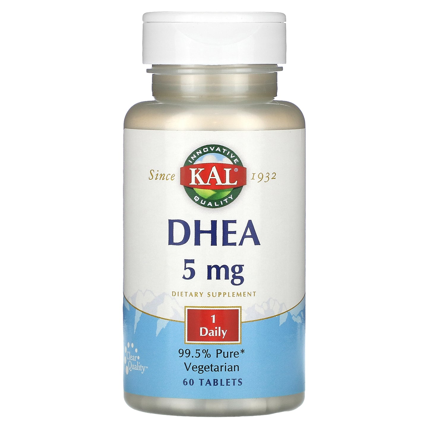 Kal, DHEA, 5 mg, 60 Tablets UPC 021245668060 | HiLife Vitamins