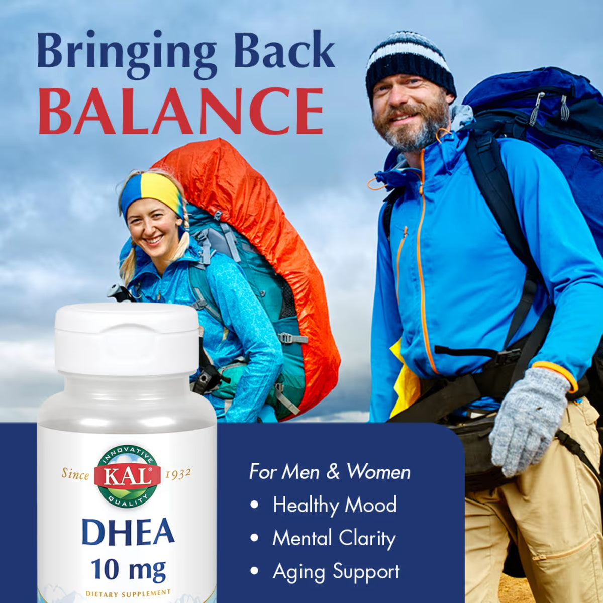 Kal, DHEA, 10 mg, 60 Tablets UPC 021245669067 | Hilife Vitamins