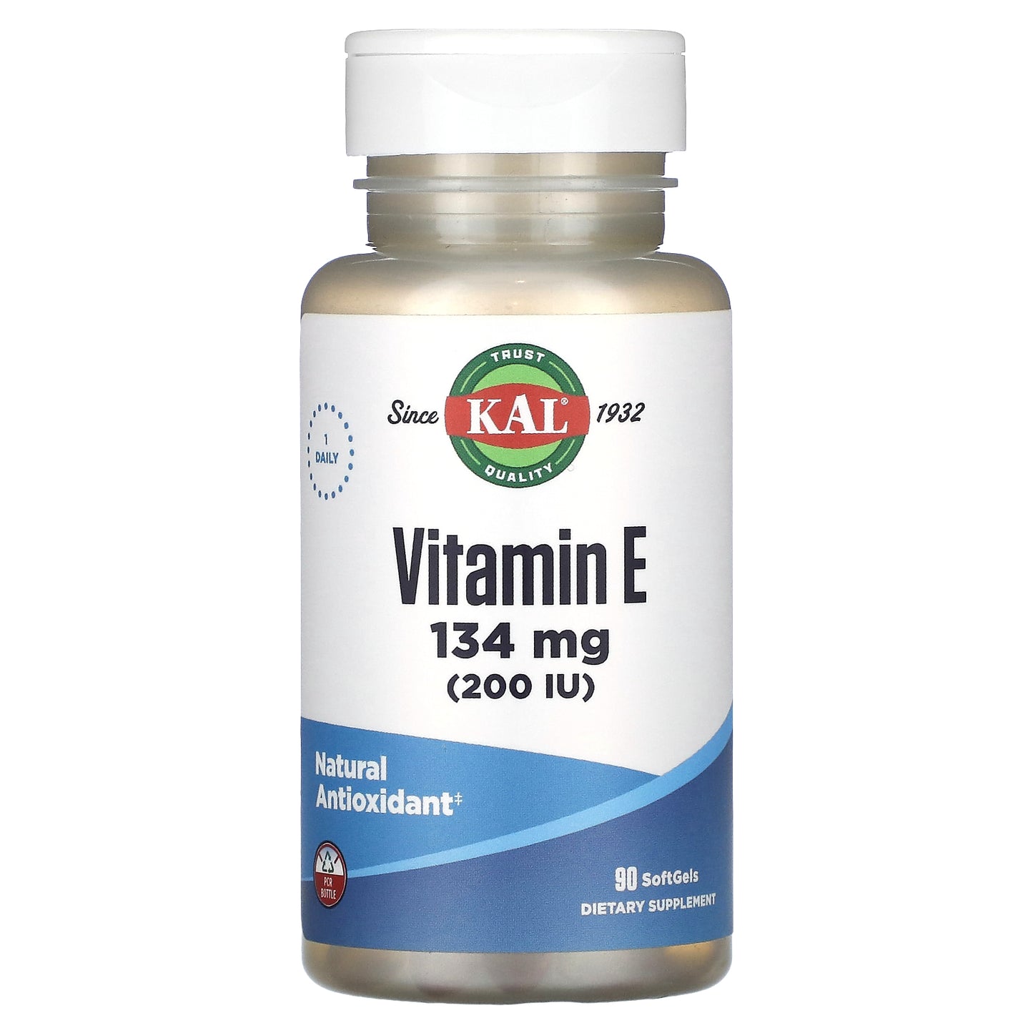 Kal, Vitamin E, 134 mg (200 IU), 90 Softgels UPC 021245687092 | HiLife Vitamins