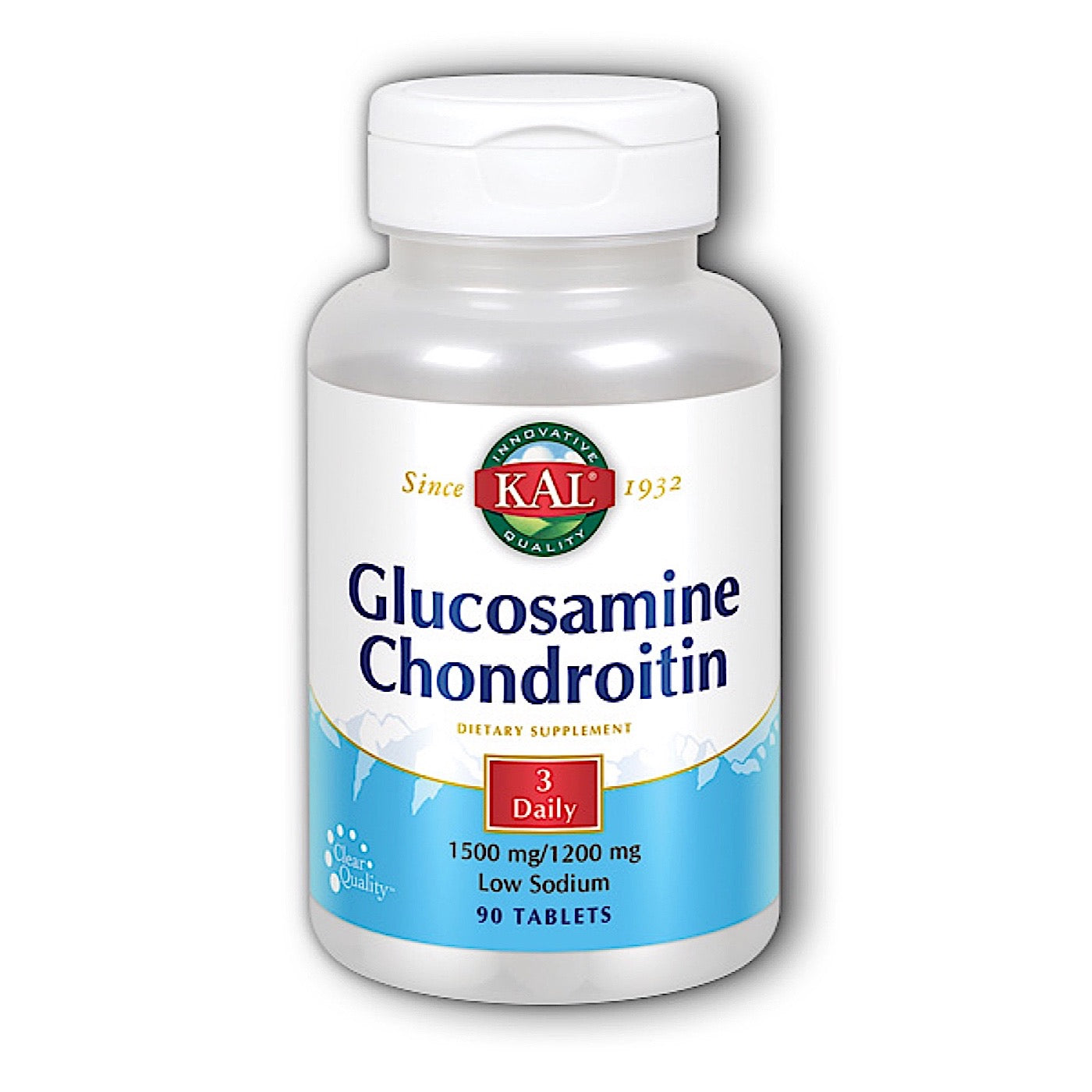 Kal, Gluc Chon 500/400mg, 90 Tablets UPC 021245724599 | HiLife Vitamins
