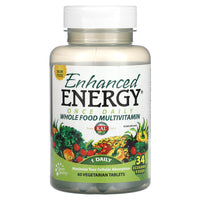 Kal, Enhanced Energy, Once Daily Whole Food Multivitamin, Iron Free, 60 Tablets UPC 021245729099 | HiLife Vitamins