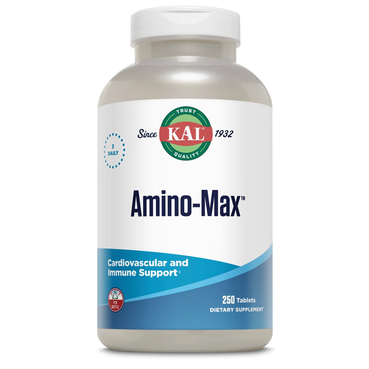Kal, Amino-Max, 250 Tablets UPC 021245746287 | Hilife Vitamins