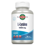 Kal, L-Lysine, 1,000 mg, 100 Tablets UPC 021245805144 | Hilife Vitamins