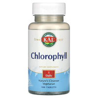 Kal, Chlorophyll, 100 Tablets UPC 021245806912 | HiLife Vitamins