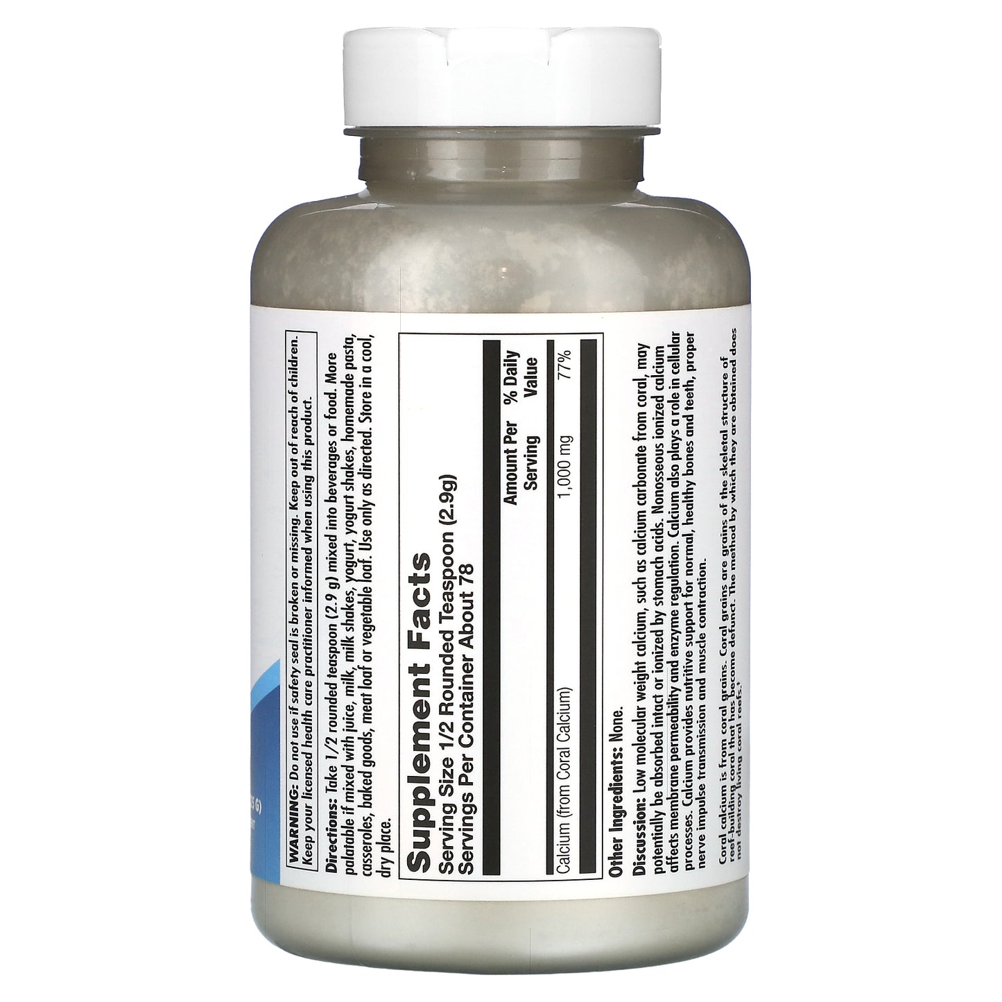 Kal, Coral Calcium Powder, 8 Oz UPC 021245833109 | HiLife Vitamins