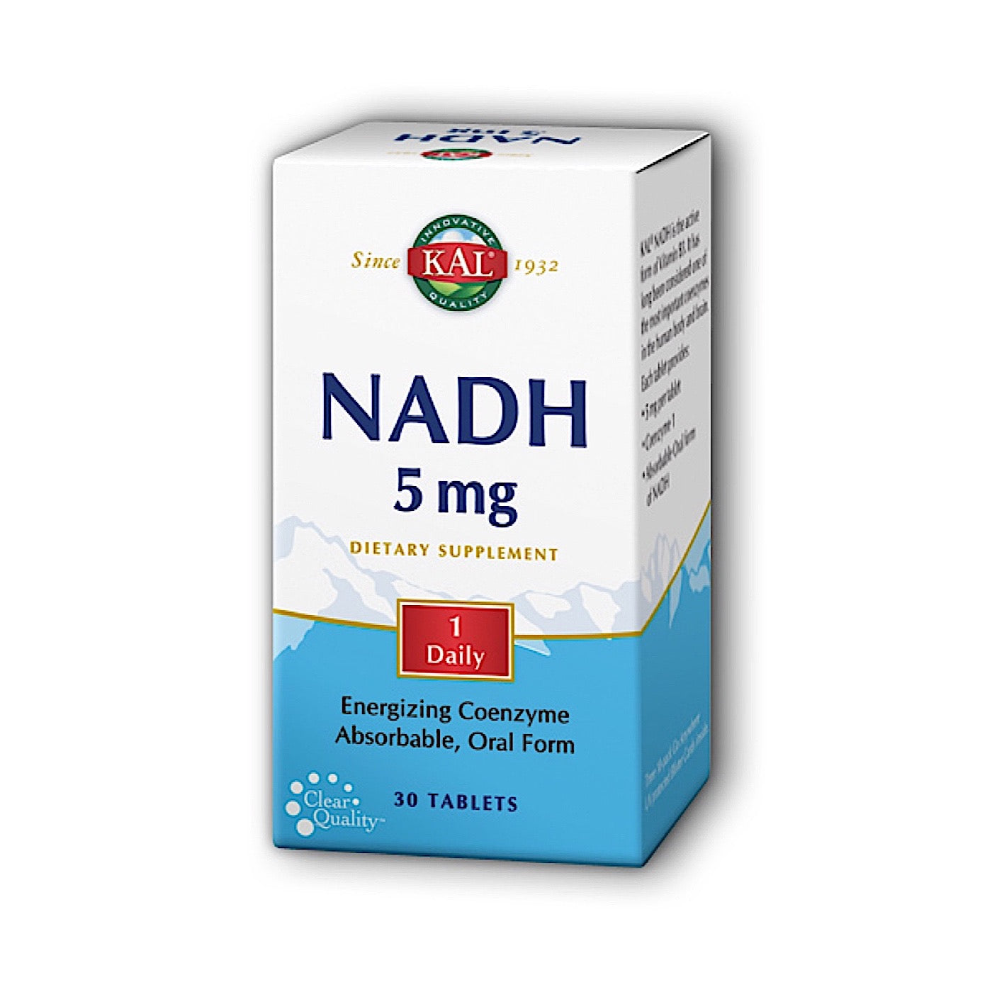 Kal, NADH 5mg, 30 Tablets UPC 021245834007 | HiLife Vitamins