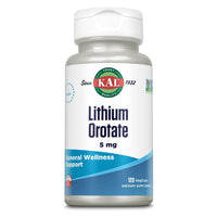 Kal, LITHIUM OROTATE 5MG, 120 Capsules UPC 021245863311 | Hilife Vitamins