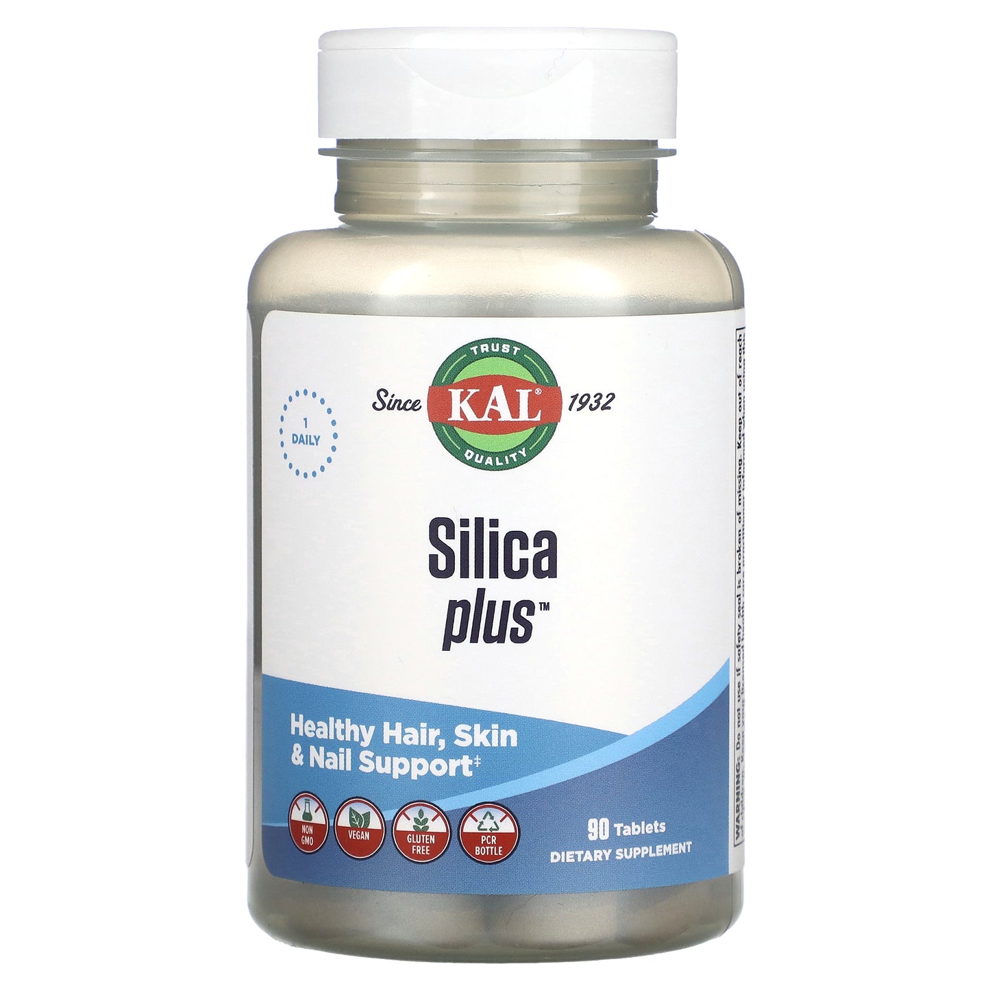 Kal, Silica Plus, 90 Tablets UPC 021245887591 | HiLife Vitamins