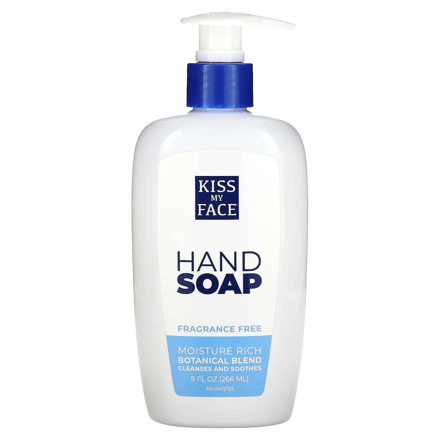 Kiss My Face, Moisture Soap Liquid Fragrance Free, 9 Oz UPC 028367831013 | Hilife Vitamins