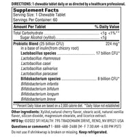 Klaire Labs, Ther-Biotic® Kids Probiotic, 60 Chewable Tablets UPC 709616012475 | Hilife Vitamins