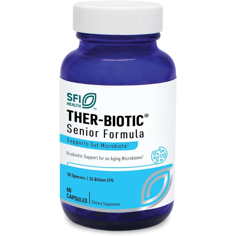 Klaire Labs, Ther-Biotic Senior Formula, 60 Vegetarian Capsules UPC 709616012550 | HiLife Vitamins