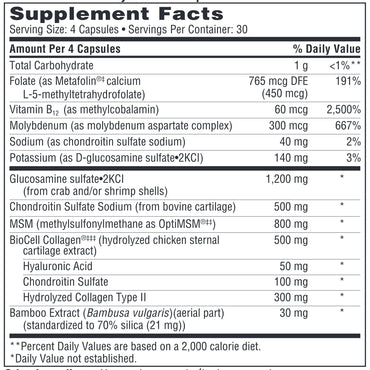 Klaire Labs, Joint Support Formula, 120 Capsules UPC 817234010381 | HiLife Vitamins