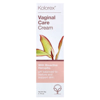 Kolorex, Vaginal Care Cream, 1.76 oz (50 g) UPC 649191000125 | Hilife Vitamins