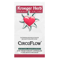 Kroeger Herb Comp Concentrates, Circu Flow, 270 Capsules UPC 696916100158 | Hilife Vitamins