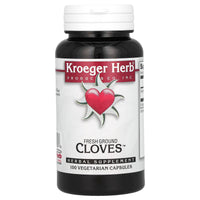 Kroeger Herb Comp Concentrates, Cloves, 100 Capsules UPC 696916100356 | Hilife Vitamins