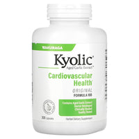 Kyolic, Aged Garlic Extract, Cardiovascular, Formula 100, 300 Capsules UPC 023542100434 | Hilife Vitamins