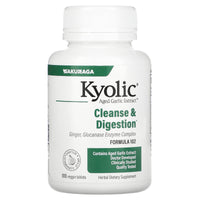 Kyolic, Aged Garlic Extract, Candida Cleanse & Digestion, Formula 102, 100 Vegetarian Tablets UPC 023542102315