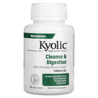 Kyolic, Aged Garlic Extract, Cleanse & Digestion Formula 102, 100 Veggie Capsules UPC 023542102414 | Hilife Vitamins