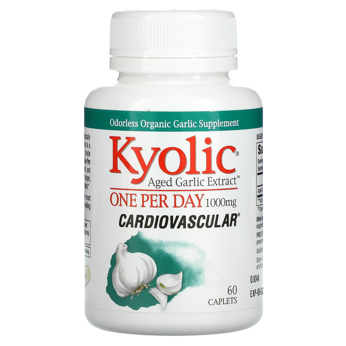 Kyolic, One Per Day, 60 Caplet UPC 023542250665 | Hilife Vitamins